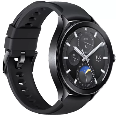 Xiaomi Watch 2 Pro fluorgumi szíjas fekete okosóra Xiaomi Watch 2 Pro fluorgumi szíjas fekete okosóra