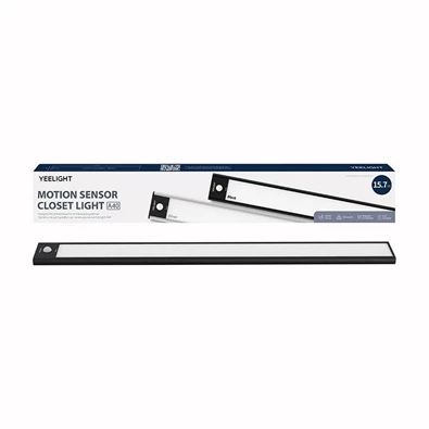 Xiaomi Yeelight YLCG004-B Closet sensor Light A40 40cm fekete szekrény világítás Xiaomi Yeelight YLCG004-B Closet sensor Light A40 40cm fekete szekrény világítás