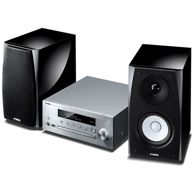 Yamaha MCR-N570D sztereó Bluetooth/hálózati/CD/USB/FM ezüst hálózati erősítő és polcsugárzó szett Yamaha MCR-N570D sztereó Bluetooth/hálózati/CD/USB/FM ezüst hálózati erősítő és polcsugárzó szett