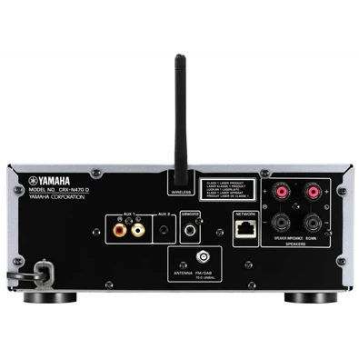 Yamaha MCR-N570D sztereó Bluetooth/hálózati/CD/USB/FM ezüst hálózati erősítő és polcsugárzó szett Yamaha MCR-N570D sztereó Bluetooth/hálózati/CD/USB/FM ezüst hálózati erősítő és polcsugárzó szett