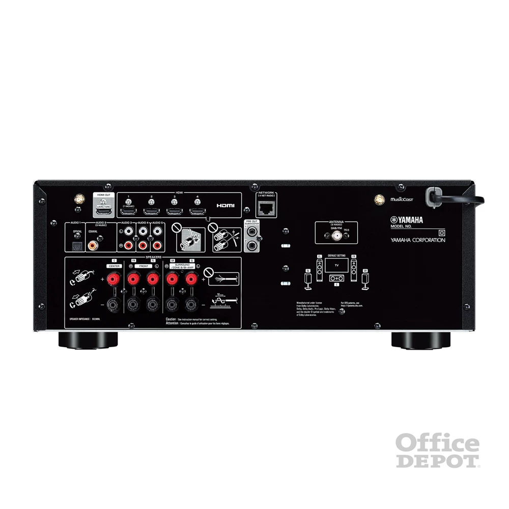 Yamaha RX-V4A BL fekete 5.1 házimozi erősítő