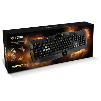 Yenkee YKB 3300HU HORNET vezetékes gamer billentyűzet Yenkee YKB 3300HU HORNET vezetékes gamer billentyűzet