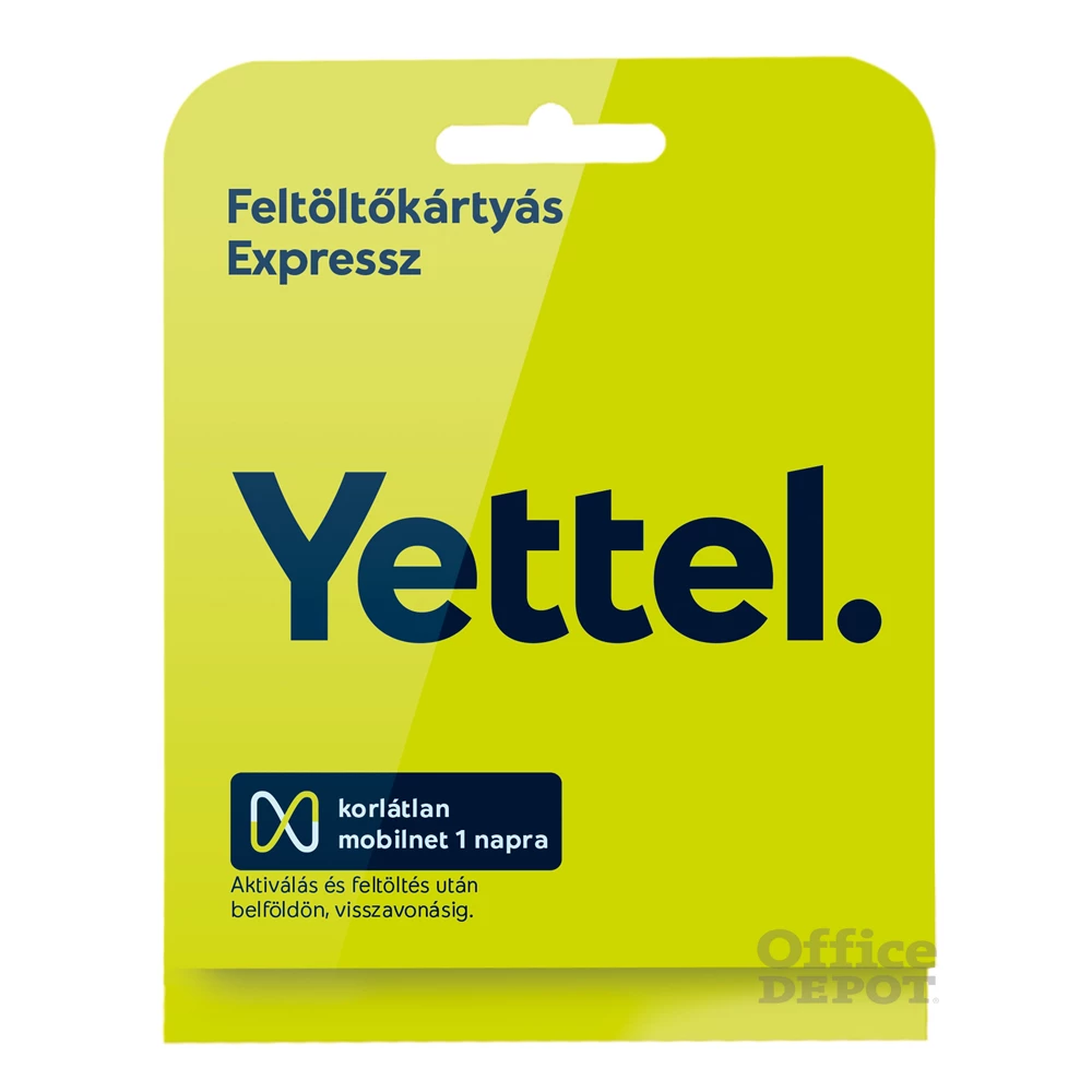 Yettel Feltöltőkártyás Expressz SIM csomag