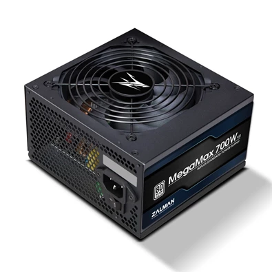 Zalman MegaMax ZM700-TXII(V2) 700W 80+ ventillátorral dobozos tápegység Zalman MegaMax ZM700-TXII(V2) 700W 80+ ventillátorral dobozos tápegység