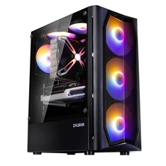 Zalman N4 REV.1 fekete (táp nélküli) ablakos ATX ház Zalman N4 REV.1 fekete (táp nélküli) ablakos ATX ház