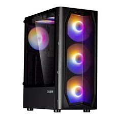 Zalman N4 REV.1 fekete (táp nélküli) ablakos ATX ház Zalman N4 REV.1 fekete (táp nélküli) ablakos ATX ház