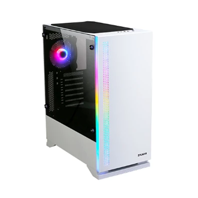 Zalman S5 fehér (táp nélküli) ablakos ATX ház Zalman S5 fehér (táp nélküli) ablakos ATX ház