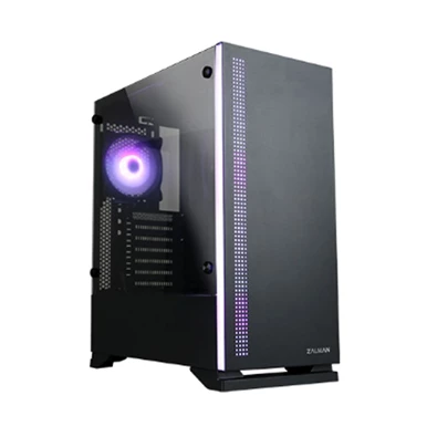Zalman S5 fekete (táp nélküli) ablakos ATX ház Zalman S5 fekete (táp nélküli) ablakos ATX ház