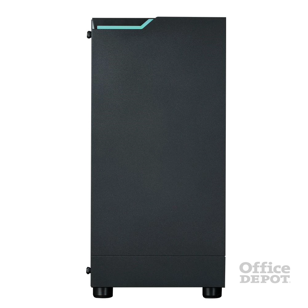 Zalman T4 PLUS Black fekete (táp nélküli) ablakos mATX ház