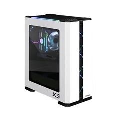 Zalman X3 fehér (táp nélküli) ablakos ATX ház Zalman X3 fehér (táp nélküli) ablakos ATX ház