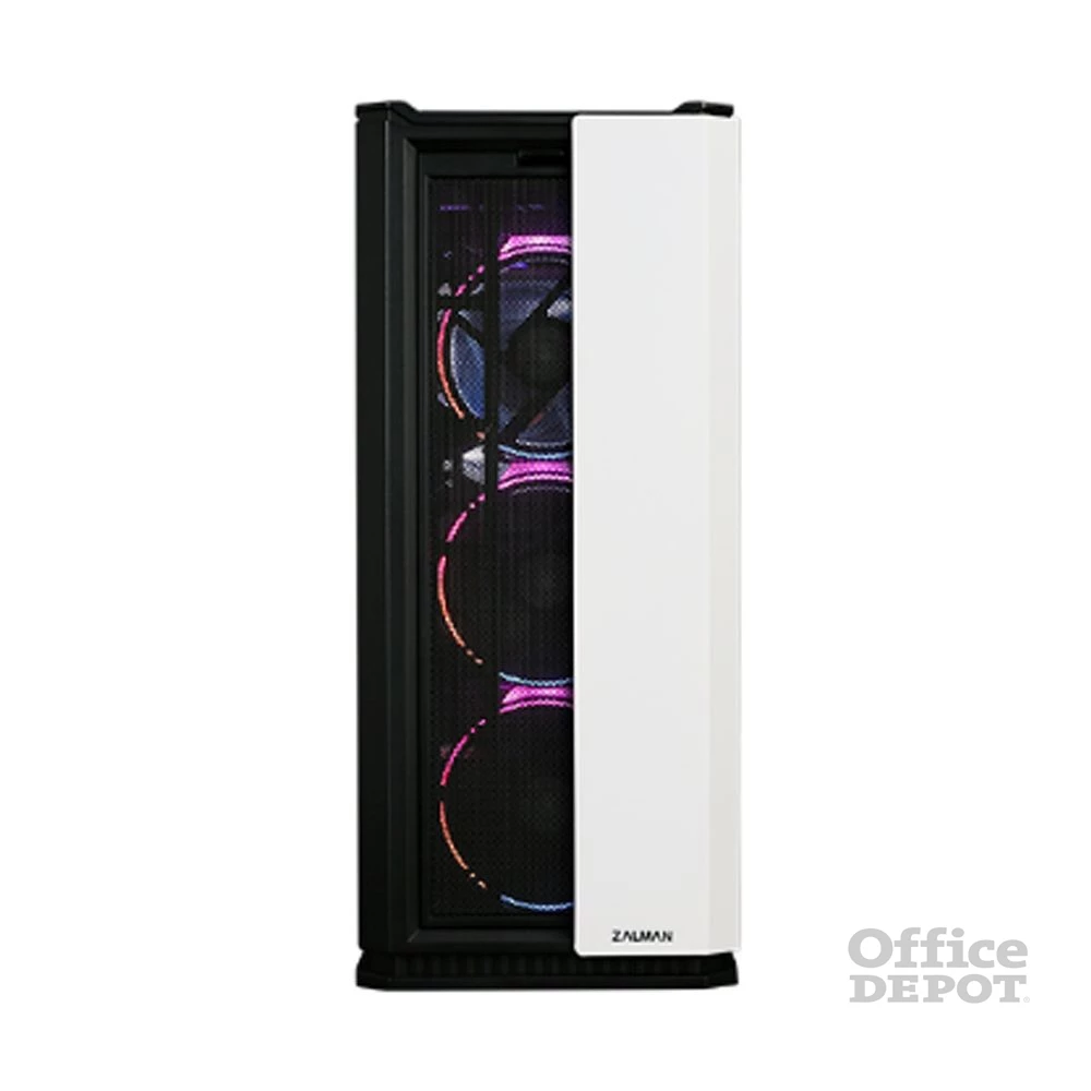Zalman X3 fehér (táp nélküli) ablakos ATX ház