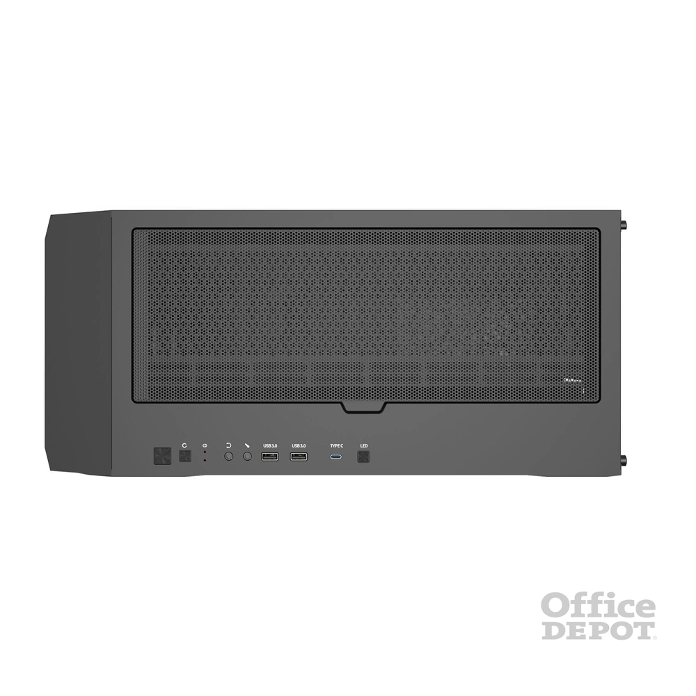 Zalman Z10 PLUS fekete (táp nélküli) ablakos ATX ház