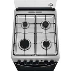 Zanussi ZCG512K1XA inox gáztűzhely Zanussi ZCG512K1XA inox gáztűzhely