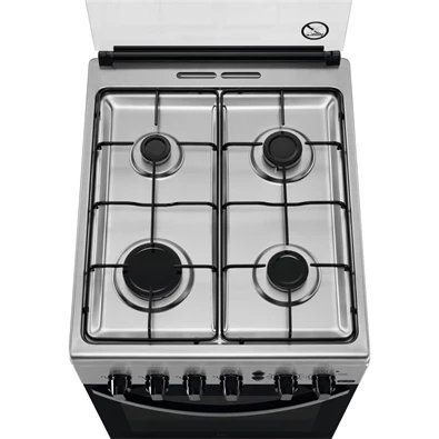 Zanussi ZCG512K1XA inox gáztűzhely Zanussi ZCG512K1XA inox gáztűzhely