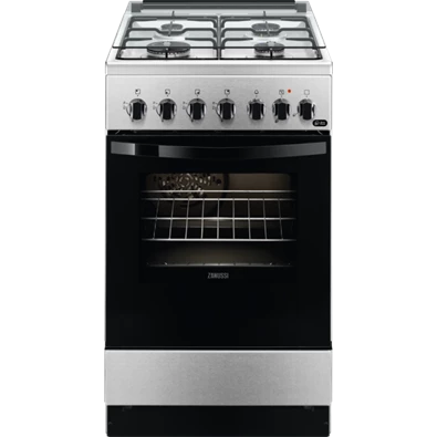 Zanussi ZCK552J1XA inox kombinált tűzhely Zanussi ZCK552J1XA inox kombinált tűzhely