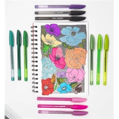 Zebra Doodlerz Glitter 10db-os zseléstoll készlet Zebra Doodlerz Glitter 10db-os zseléstoll készlet