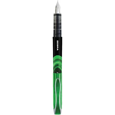 Zebra Fuente 0,6mm zöld eldobható töltőtoll Zebra Fuente 0,6mm zöld eldobható töltőtoll