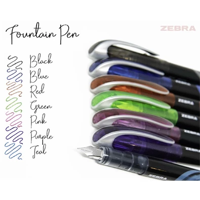 Zebra Fuente 0,6mm zöld eldobható töltőtoll Zebra Fuente 0,6mm zöld eldobható töltőtoll