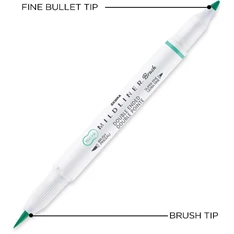 Zebra Mildliner Brush 10db-os kettős végű ecset marker Zebra Mildliner Brush 10db-os kettős végű ecset marker