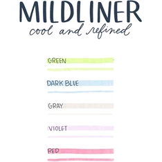 ZEBRA Mildliner Cool&Refined 5db-os kettős végű szövegkiemelő készlet ZEBRA Mildliner Cool&Refined 5db-os kettős végű szövegkiemelő készlet