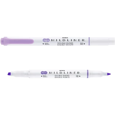 ZEBRA Mildliner Cool&Refined lila kettős végű szövegkiemelő ZEBRA Mildliner Cool&Refined lila kettős végű szövegkiemelő