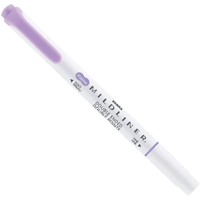 ZEBRA Mildliner Cool&Refined lila kettős végű szövegkiemelő ZEBRA Mildliner Cool&Refined lila kettős végű szövegkiemelő