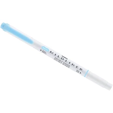 Zebra Mildliner Fluorescent kék kettős végű szövegkiemelő Zebra Mildliner Fluorescent kék kettős végű szövegkiemelő