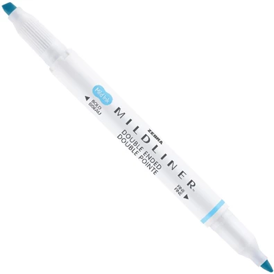 Zebra Mildliner Fluorescent kék kettős végű szövegkiemelő Zebra Mildliner Fluorescent kék kettős végű szövegkiemelő