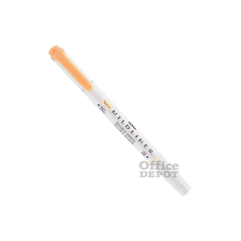 Zebra Mildliner Fluorescent narancssárga kettős végű szövegkiemelő Zebra Mildliner Fluorescent narancssárga kettős végű szövegkiemelő
