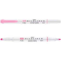 Zebra Mildliner Fluorescent rózsaszín kettős végű szövegkiemelő Zebra Mildliner Fluorescent rózsaszín kettős végű szövegkiemelő