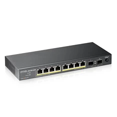 ZyXEL GS1100-10HP 8x GbE LAN PoE (120W) 2x GbE SFP port PoE switch ZyXEL GS1100-10HP 8x GbE LAN PoE (120W) 2x GbE SFP port PoE switch