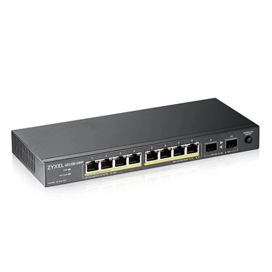 ZyXEL GS1100-10HP 8x GbE LAN PoE (120W) 2x GbE SFP port PoE switch ZyXEL GS1100-10HP 8x GbE LAN PoE (120W) 2x GbE SFP port PoE switch