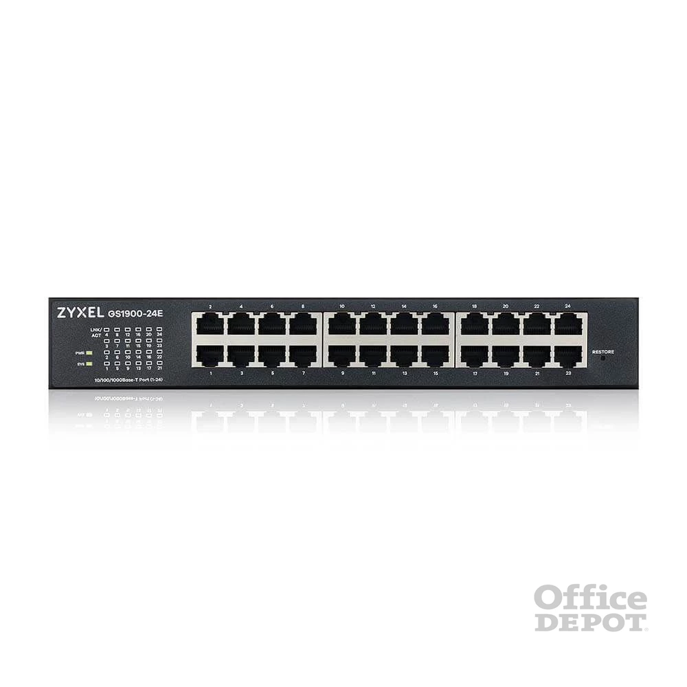 ZyXEL GS1900-24Ev3 24port GbE LAN smart menedzselhető switch