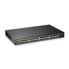 ZyXEL GS1900-48HPv2 48port GbE LAN PoE (170W) smart menedzselhető PoE switch ZyXEL GS1900-48HPv2 48port GbE LAN PoE (170W) smart menedzselhető PoE switch