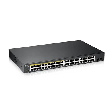ZyXEL GS1900-48HPv2 48port GbE LAN PoE (170W) smart menedzselhető PoE switch ZyXEL GS1900-48HPv2 48port GbE LAN PoE (170W) smart menedzselhető PoE switch