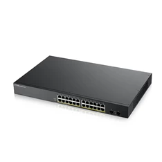 ZyXEL GS1900-24HP v2 24port GbE LAN PoE (170W) smart menedzselhető PoE switch ZyXEL GS1900-24HP v2 24port GbE LAN PoE (170W) smart menedzselhető PoE switch