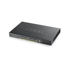 ZyXEL GS1920-24HPv2 28port GbE LAN PoE (375W) 4x GbE SFP/RJ45 Combo port L2 menedzselhető PoE switch ZyXEL GS1920-24HPv2 28port GbE LAN PoE (375W) 4x GbE SFP/RJ45 Combo port L2 menedzselhető PoE switch