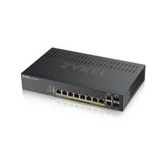 ZyXEL GS1920-8HPv2 8port GbE LAN PoE (130W) 2port Gbe combo RJ45/SFP L2 menedzselhető PoE switch ZyXEL GS1920-8HPv2 8port GbE LAN PoE (130W) 2port Gbe combo RJ45/SFP L2 menedzselhető PoE switch