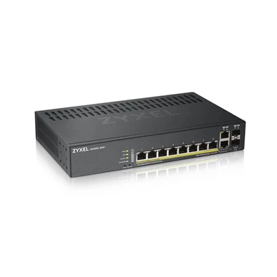ZyXEL GS1920-8HPv2 8port GbE LAN PoE (130W) 2port Gbe combo RJ45/SFP L2 menedzselhető PoE switch ZyXEL GS1920-8HPv2 8port GbE LAN PoE (130W) 2port Gbe combo RJ45/SFP L2 menedzselhető PoE switch