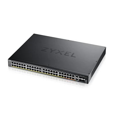ZyXEL XGS2220-54FP 48xGbE PoE LAN 2x10mG RJ45 PoE LAN (960W) 4x10GbE SFP+ port L3 menedzselhető PoE switch ZyXEL XGS2220-54FP 48xGbE PoE LAN 2x10mG RJ45 PoE LAN (960W) 4x10GbE SFP+ port L3 menedzselhető PoE switch