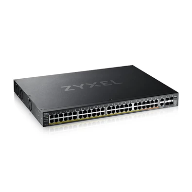 ZyXEL XGS2220-54FP 48xGbE PoE LAN 2x10mG RJ45 PoE LAN (960W) 4x10GbE SFP+ port L3 menedzselhető PoE switch ZyXEL XGS2220-54FP 48xGbE PoE LAN 2x10mG RJ45 PoE LAN (960W) 4x10GbE SFP+ port L3 menedzselhető PoE switch
