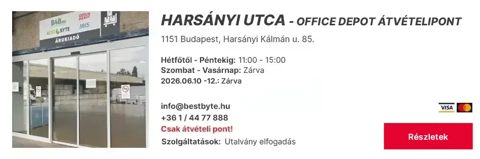 Átvételi pont - Hársanyi