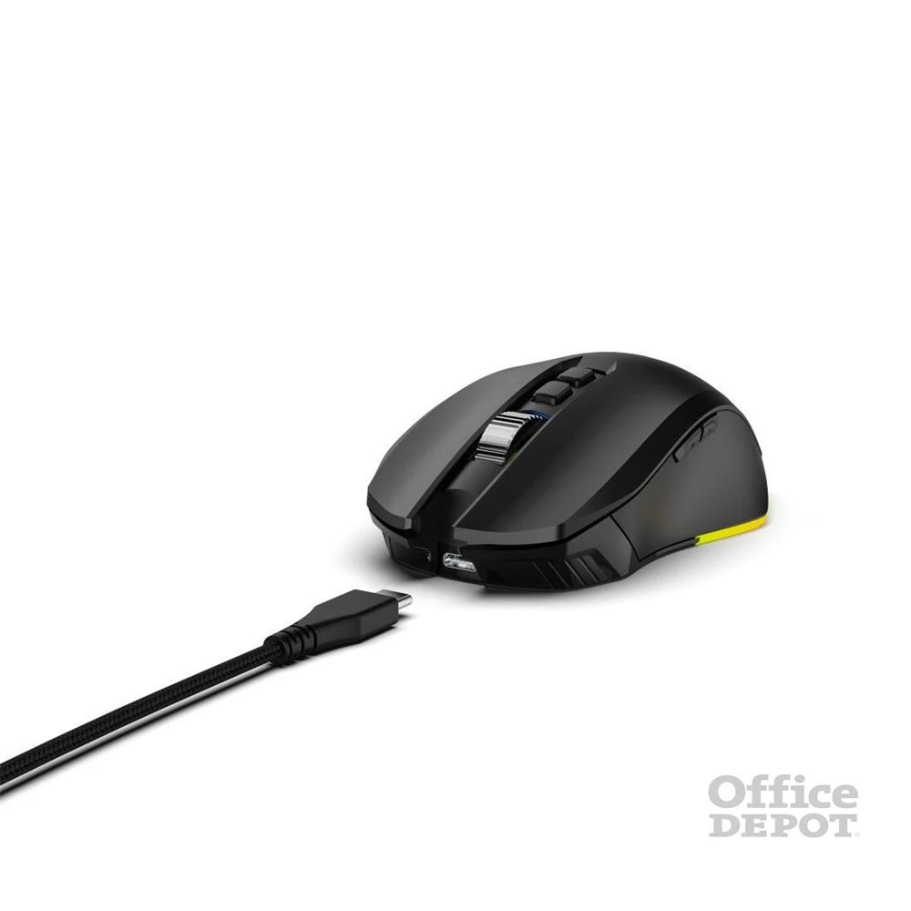 uRage 00217845 REAPER 800 8K fekete optikai gamer egér
