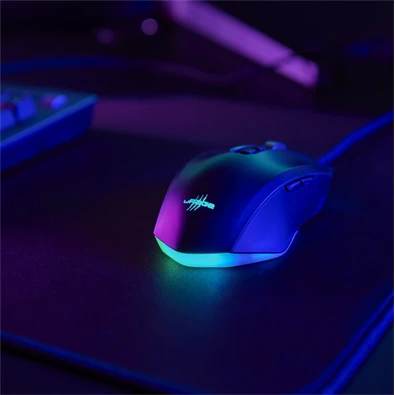 uRage 00217845 REAPER 800 8K fekete optikai gamer egér