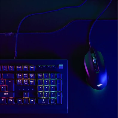 uRage 00217845 REAPER 800 8K fekete optikai gamer egér