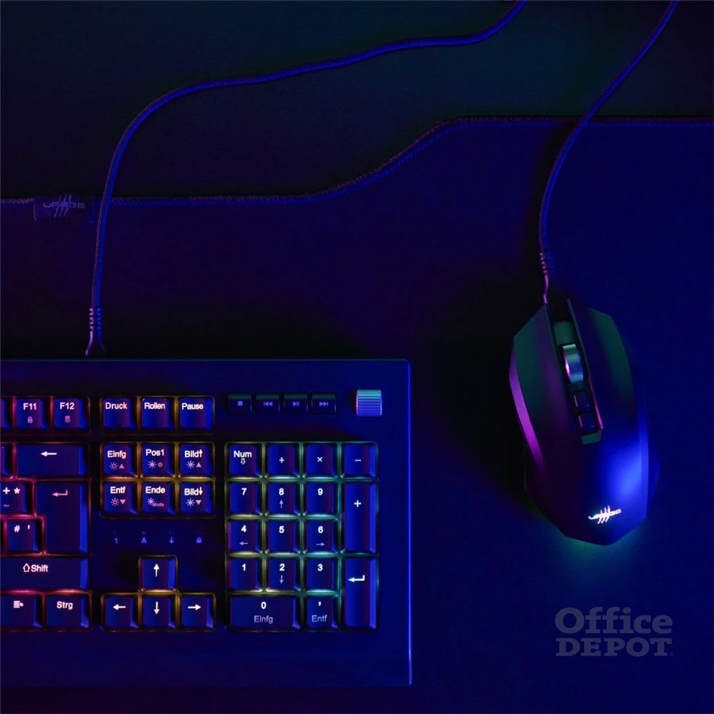 uRage 00217845 REAPER 800 8K fekete optikai gamer egér